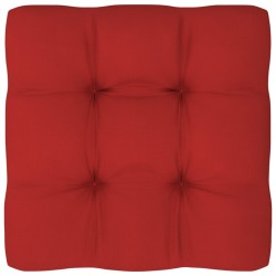 Sonata Палетна възглавница за диван, червена, 80x80x12 см - Градински Дивани и Пейки