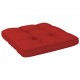 Sonata Палетна възглавница за диван, червена, 80x80x12 см