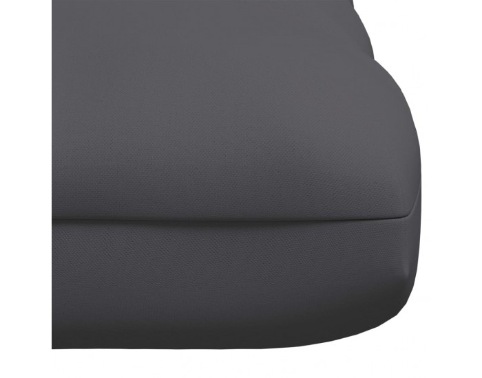 Sonata Палетна възглавница, антрацит, 120x80x12 см, плат