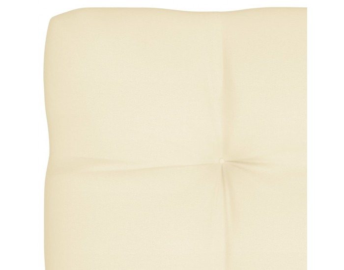 Sonata Палетна възглавница, кремава, 120x80x12 см, плат