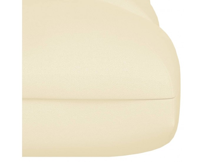 Sonata Палетна възглавница, кремава, 120x80x12 см, плат