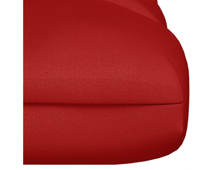 Sonata Палетна възглавница, червена, 120x80x12 см, плат