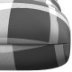 Sonata Палетна възглавница, сиво каре, 120x80x12 см, плат
