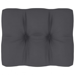 Sonata Възглавница за палетен диван, антрацит, 50x40x12 см - Градински Дивани и Пейки