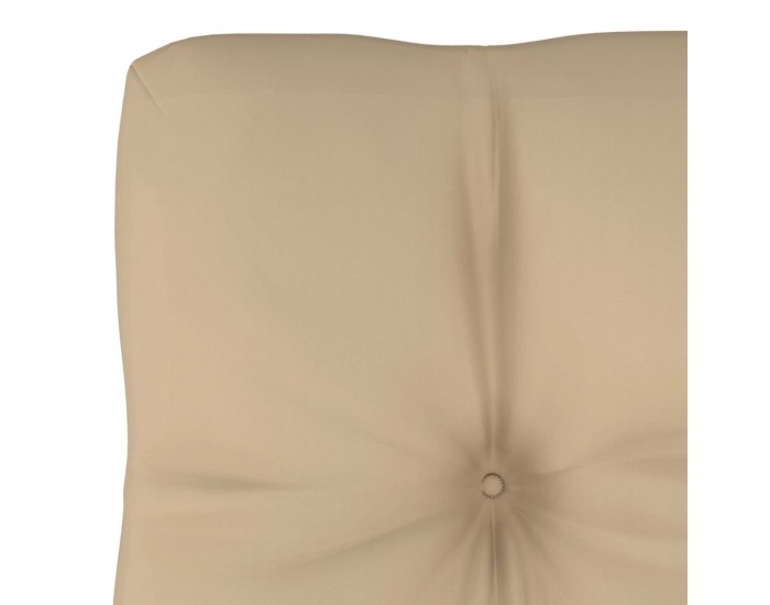 Sonata Възглавница за палетен диван, бежова, 50x40x12 см