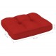 Sonata Възглавница за палетен диван, червена, 50x40x12 см
