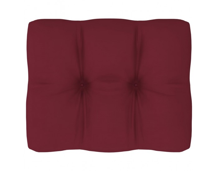 Sonata Възглавница за палетен диван, виненочервена, 50x40x12 см