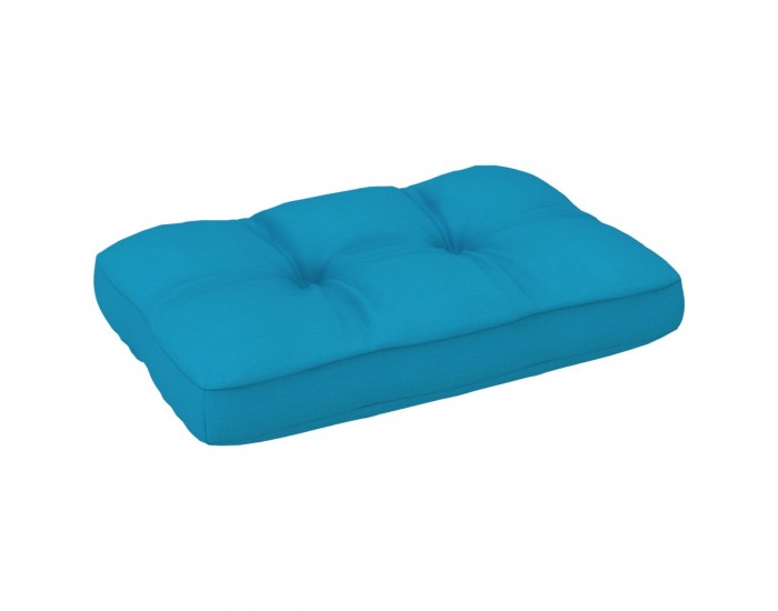 Sonata Възглавница за палетен диван, синя, 60x40x12 см