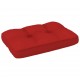 Sonata Възглавница за палетен диван, червена, 60x40x12 см