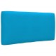 Sonata Възглавница за палетен диван, синя, 80x40x12 см