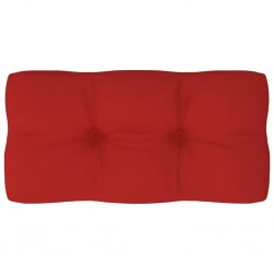 Sonata Възглавница за палетен диван, червена, 80x40x12 см - Градински Дивани и Пейки