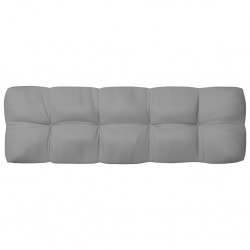 Sonata Палетна възглавница за диван, сива, 120x40x12 см - Градински Дивани и Пейки