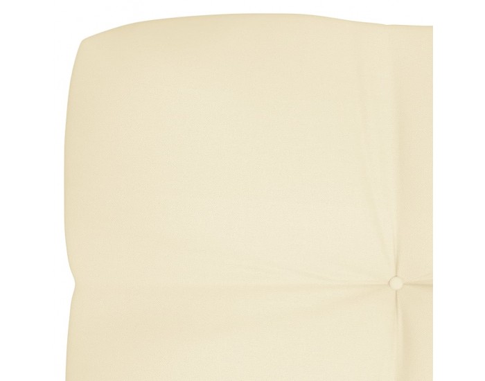 Sonata Палетна възглавница за диван, кремава, 120x40x12 см