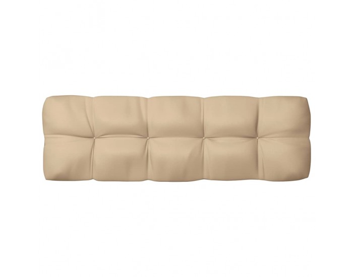 Sonata Палетна възглавница за диван, бежова, 120x40x12 см