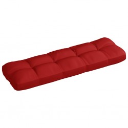 Sonata Възглавница за градински диван, червена, 120x40x12 см, плат - Градински Дивани и Пейки