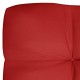 Sonata Възглавница за градински диван, червена, 120x40x12 см, плат