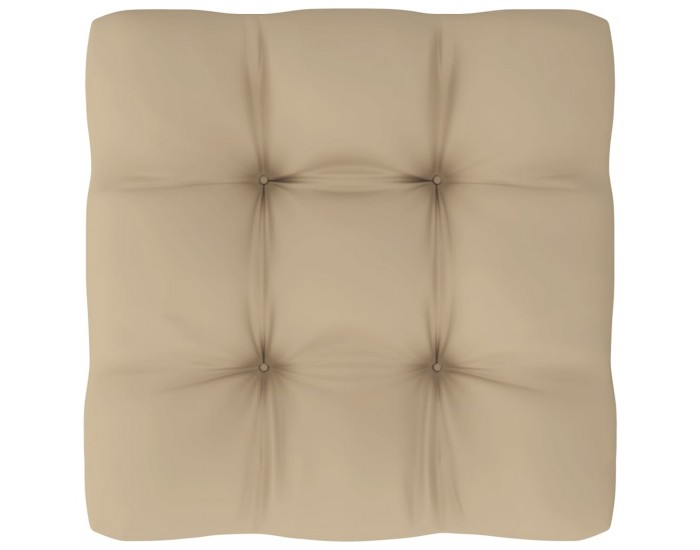Sonata Палетни възглавници за диван, 2 бр, бежови