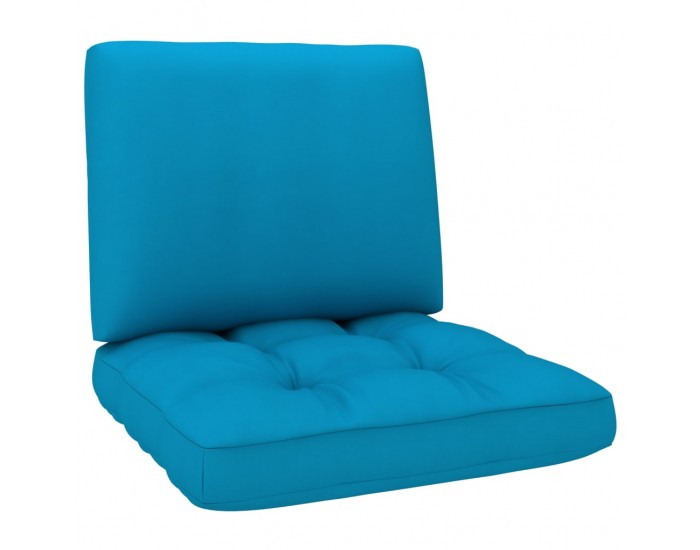 Sonata Палетни възглавници за диван, 2 бр, сини