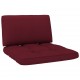 Sonata Палетни възглавници за диван, 2 бр, виненочервени