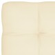 Sonata Палетни възглавници за диван, 2 бр, кремави