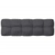 Sonata Палетни възглавници за диван, 3 бр, антрацит