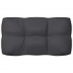 Sonata Палетни възглавници за диван, 3 бр, антрацит