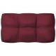Sonata Палетни възглавници за диван, 3 бр, виненочервени