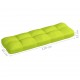 Sonata Палетни възглавници за диван, 3 бр, светлозелени