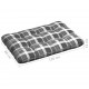 Sonata Палетни възглавници за диван, 5 бр, сиво каре