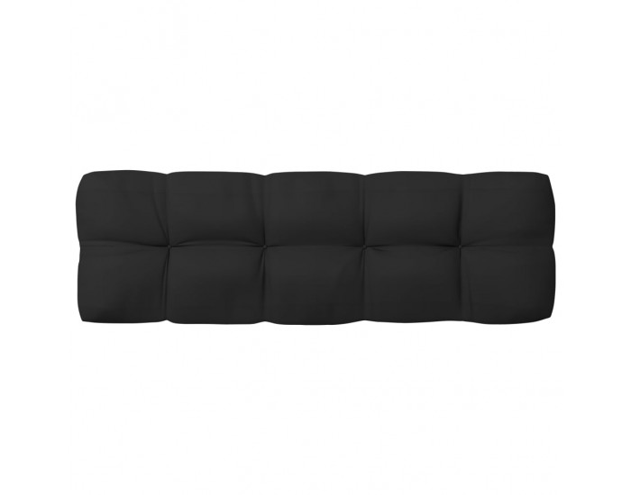 Sonata Палетни възглавници за диван, 7 бр, черни