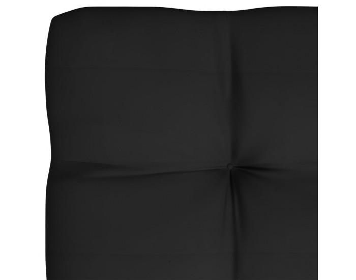 Sonata Палетни възглавници за диван, 7 бр, черни