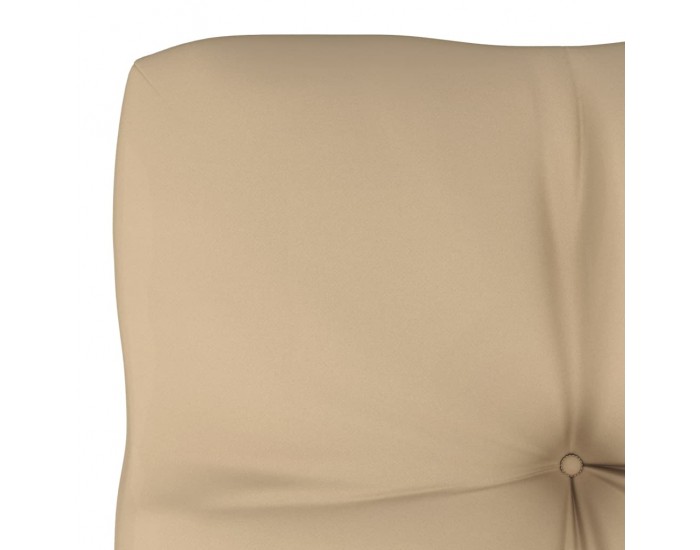 Sonata Палетна възглавница за диван, бежова, 58x58x10 см