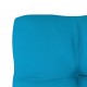 Sonata Палетна възглавница за диван, синя, 58x58x10 см