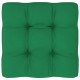 Sonata Палетна възглавница за диван, зелена, 58x58x10 см