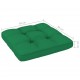 Sonata Палетна възглавница за диван, зелена, 58x58x10 см