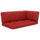 Sonata Палетни възглавници за диван, 3 бр, червени