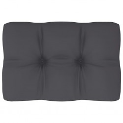 Sonata Възглавница за палетен диван, антрацит, 60x40x12 см - Градински Дивани и Пейки