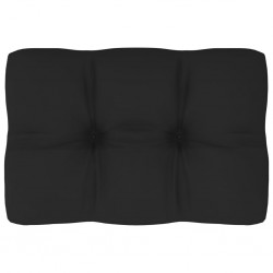 Sonata Възглавница за палетен диван, черна, 60x40x12 см - Градински Дивани и Пейки