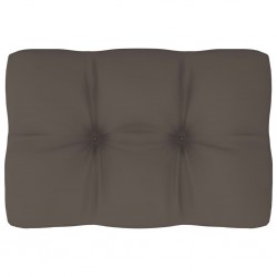 Sonata Възглавница за палетен диван, таупе, 60x40x12 см - Градински Дивани и Пейки