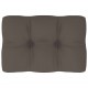 Sonata Възглавница за палетен диван, таупе, 60x40x12 см