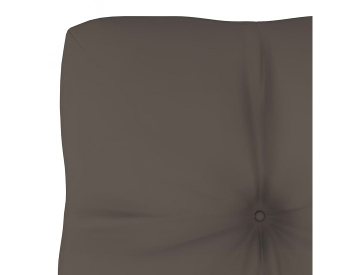 Sonata Възглавница за палетен диван, таупе, 60x40x12 см