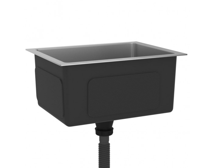 Sonata Ръчно изработена кухненска мивка с цедка, неръждаема стомана