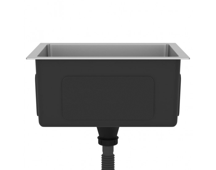 Sonata Ръчно изработена кухненска мивка с цедка, неръждаема стомана