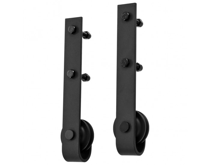 Sonata Плъзгаща врата с монтажни части, 80x210 см, борово дърво масив