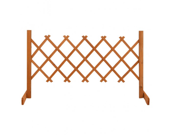 Sonata Градинска оградна решетка, оранжева, 120x60 см, чам масив