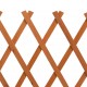 Sonata Градинска оградна решетка, оранжева, 120x60 см, чам масив