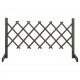 Sonata Градинска оградна решетка, сива, 120x60 см, чам масив