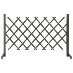 Sonata Градинска оградна решетка, сива, 120x90 см, чам масив - Огради