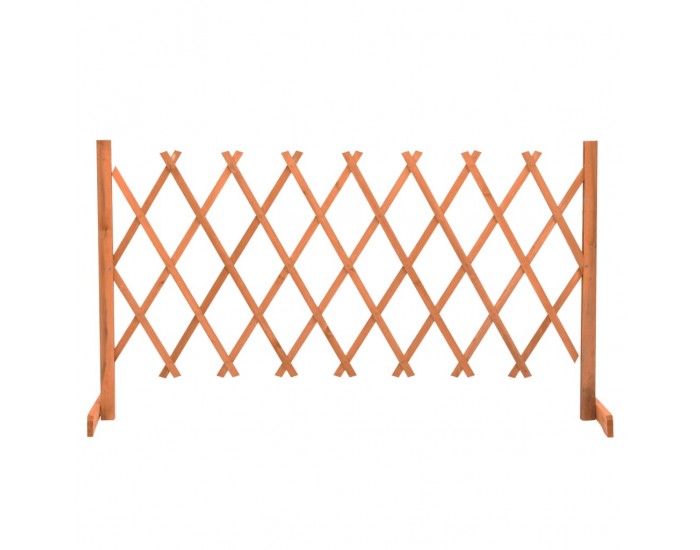 Sonata Градинска оградна решетка, оранжева, 150x80 см, чам масив