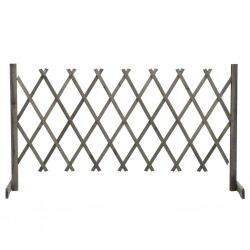Sonata Градинска оградна решетка, сива, 150x80 см, чам масив - Огради